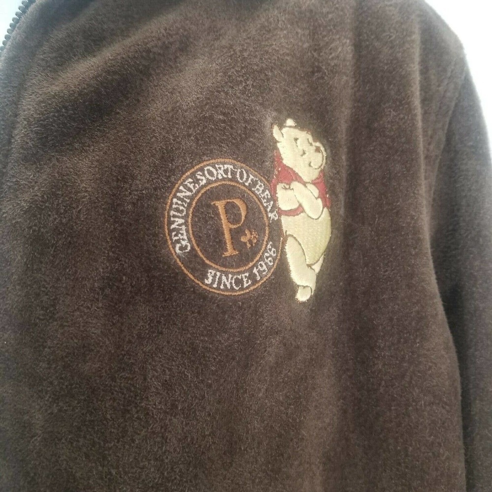 Vintage Disney Store Winnie The Pooh Suede Jacket - image 3